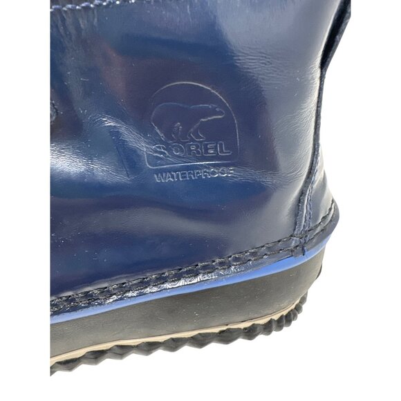 Sorel Out N About Rain Duck Ankle Boots Women's Size 9 Leather Rubber Outsole - Picture 5 of 9